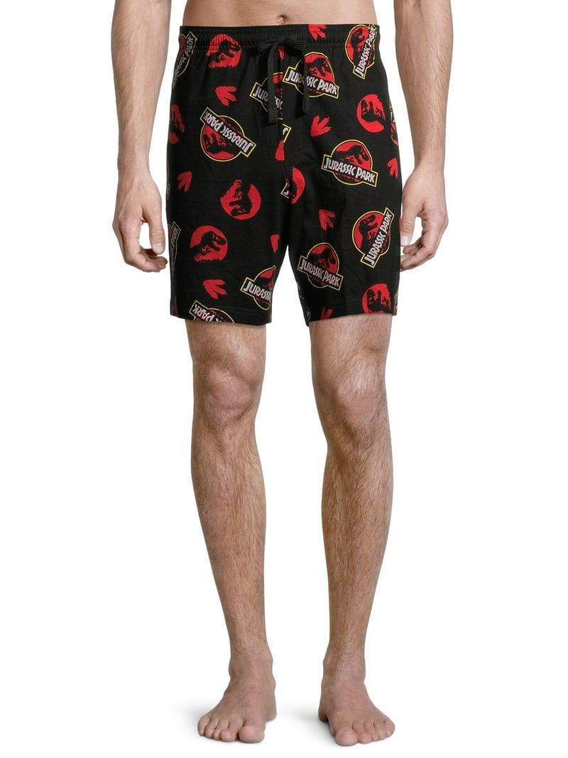 Jurassic Park Men's Cotton Sleep Shorts S-2X Pajamas Loungewear