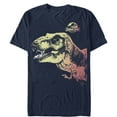 thumbnail image 1 of Men's Jurassic Park Sneaky T. Rex  Graphic Tee Navy Blue Large, 1 of 4