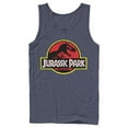 thumbnail image 1 of Men's Jurassic Park T Rex Logo  Tank Top Navy Blue 2X Large, 1 of 3