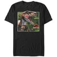 thumbnail image 1 of Men's Jurassic Park Velociraptor Scene  Graphic Tee Black 3X Large, 1 of 4