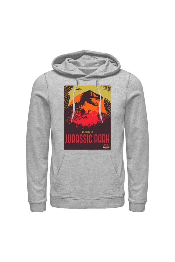 Men's Jurassic Park Welcome Guest Pull Over Hoodie