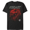 thumbnail image 1 of Men's Jurassic World #Beast T. Rex  Graphic Tee Black Large, 1 of 4