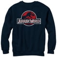 thumbnail image 1 of Men's Jurassic World Classic T Rex Logo Sweatshirt Navy Blue Small, 1 of 3
