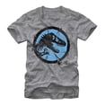 thumbnail image 1 of Men's Jurassic World Cracked T. Rex Logo Graphic Tee Athletic Heather X Large, 1 of 4