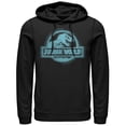 thumbnail image 1 of Men's Jurassic World: Fallen Kingdom Glitch Logo  Pull Over Hoodie Black Small, 1 of 3