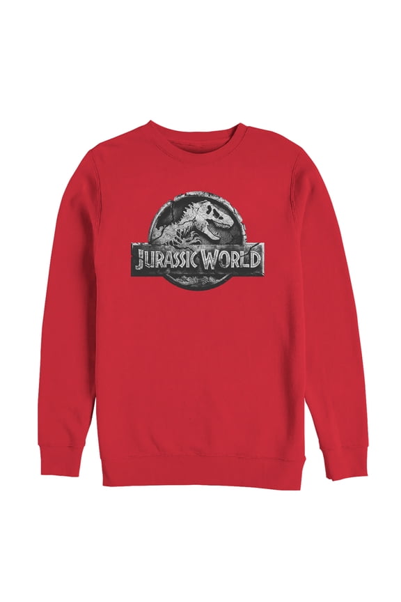 Men's Jurassic World: Fallen Kingdom Logo Sweatshirt Red 2X Large