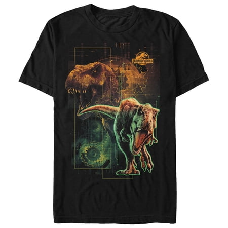 Men's Jurassic World: Fallen Kingdom New Predator Dinosaur Graphic Tee Black 2X Large