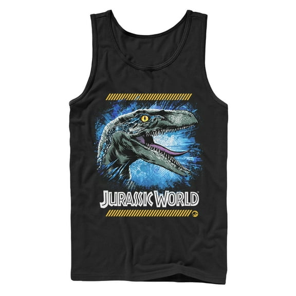 Men's Jurassic World: Fallen Kingdom Raptor Code  Tank Top Black Large