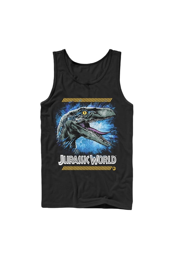 Men's Jurassic World: Fallen Kingdom Raptor Code Tank Top Black Medium
