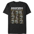 thumbnail image 1 of Men's Jurassic World: Fallen Kingdom Raptor Expressions  Graphic Tee Black Small, 1 of 4