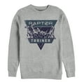 thumbnail image 1 of Men's Jurassic World: Fallen Kingdom Raptor Trainer  Sweatshirt Athletic Heather Large, 1 of 3