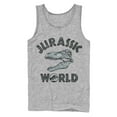 thumbnail image 1 of Men's Jurassic World: Fallen Kingdom Skeleton Logo  Tank Top Athletic Heather X Large, 1 of 4
