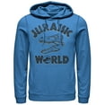 thumbnail image 1 of Men's Jurassic World: Fallen Kingdom Skull Fossil  Pull Over Hoodie Royal Blue Medium, 1 of 3