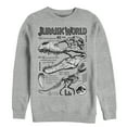 thumbnail image 1 of Men's Jurassic World: Fallen Kingdom T. Rex Details  Sweatshirt Athletic Heather Small, 1 of 3