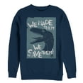 thumbnail image 1 of Men's Jurassic World: Fallen Kingdom We Save Them  Sweatshirt Navy Blue X Large, 1 of 3