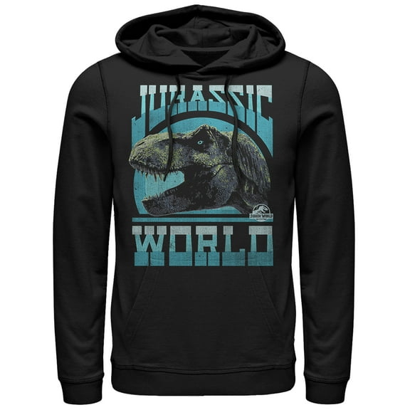 Men's Jurassic World: Fallen Kingdom What Big Teeth Pull Over Hoodie Black X Large