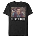 thumbnail image 1 of Men's Jurassic World Grady Clever Girl Graphic Tee Black X Large, 1 of 4