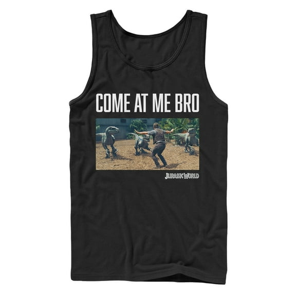 Men's Jurassic World Grady Come at Me  Tank Top Black X Large