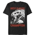 thumbnail image 1 of Men's Jurassic World Hide and Seek Champion  Graphic Tee Black Small, 1 of 4