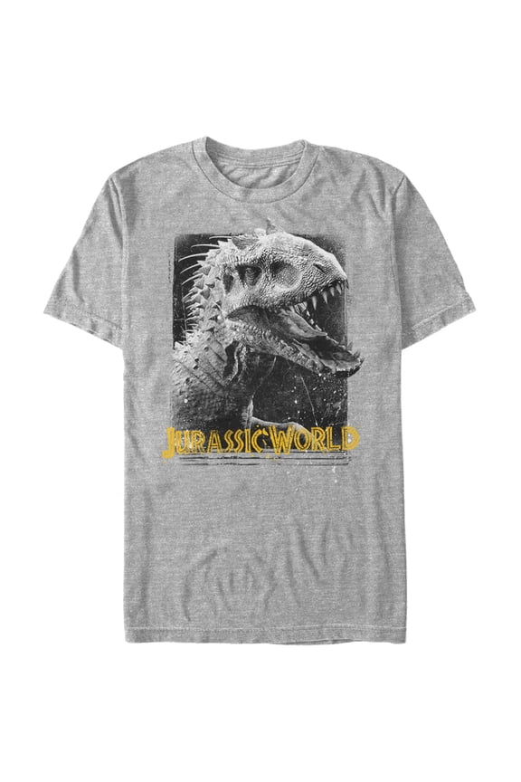 Men's Jurassic World Indominus Rex Graphic Tee Athletic Heather Large
