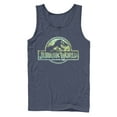 thumbnail image 1 of Men's Jurassic World Logo Tie Dye Print  Tank Top Navy Blue 2X Large, 1 of 3
