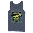 thumbnail image 1 of Men's Jurassic World Raptor Den  Tank Top Navy Blue X Large, 1 of 3