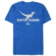 thumbnail image 1 of Men's Jurassic World Raptor Trainer Silhouette  Graphic Tee Royal Blue Heather Small, 1 of 4