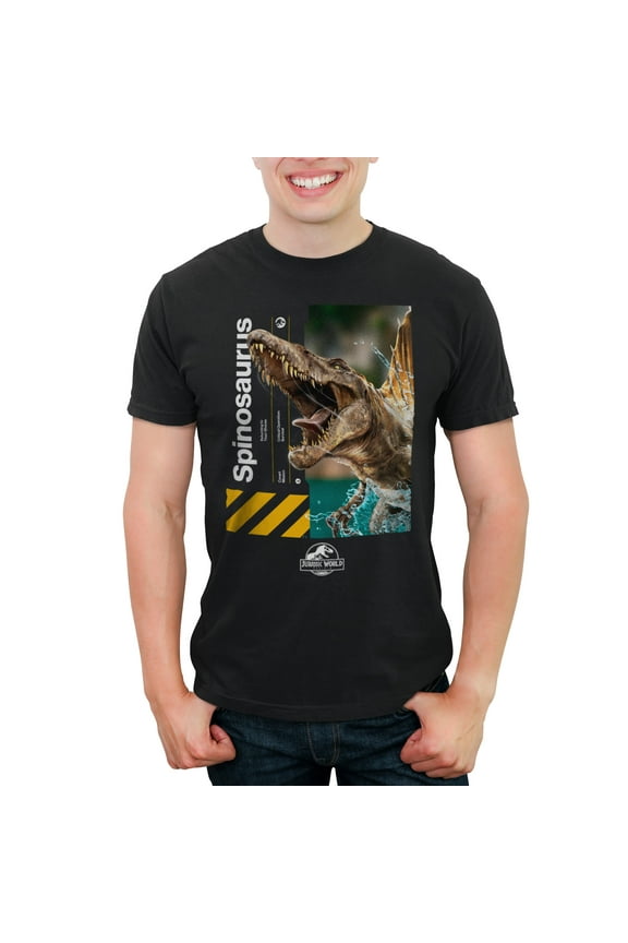 Men's Jurassic World: Rebirth Spinosaurus Portrait Graphic T-Shirt