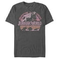 thumbnail image 1 of Men's Jurassic World Retro Adventure is Calling Graphic Tee Charcoal Heather Medium, 1 of 5