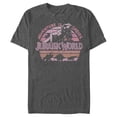 thumbnail image 1 of Men's Jurassic World Retro Adventure is Calling Graphic Tee Charcoal Heather Small, 1 of 5