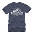 thumbnail image 1 of Men's Jurassic World Simple T. Rex Logo  Graphic Tee Navy Blue Heather 3X Large, 1 of 3