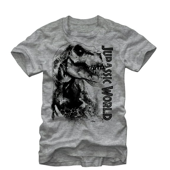 Men's Jurassic World T. Rex Carnivore  Graphic Tee Athletic Heather Medium