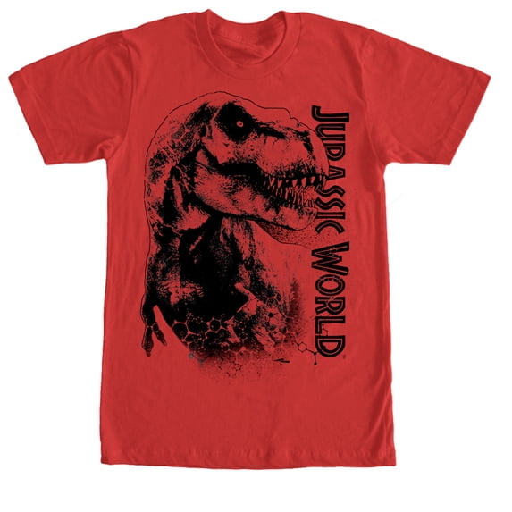 Men's Jurassic World T. Rex Carnivore Graphic Tee Red 2X Large