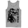 thumbnail image 1 of Men's Jurassic World T. Rex Carnivore  Tank Top Athletic Heather 2X Large, 1 of 4