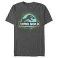 thumbnail image 1 of Men's Jurassic World T. Rex Spray Paint Logo  Graphic Tee Charcoal Heather Large, 1 of 4