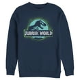 thumbnail image 1 of Men's Jurassic World T. Rex Spray Paint Logo  Sweatshirt Navy Blue X Large, 1 of 3