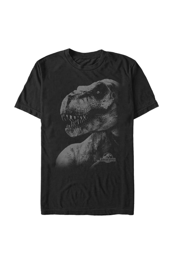 Men's Jurassic World Tyrannosaurus Rex Teeth Graphic Tee Black 3X Large