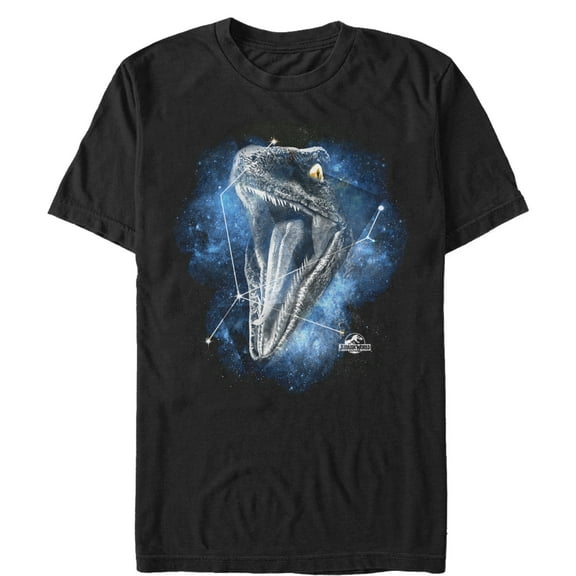 Men's Jurassic World Velociraptor Constellation  Graphic Tee Black Large