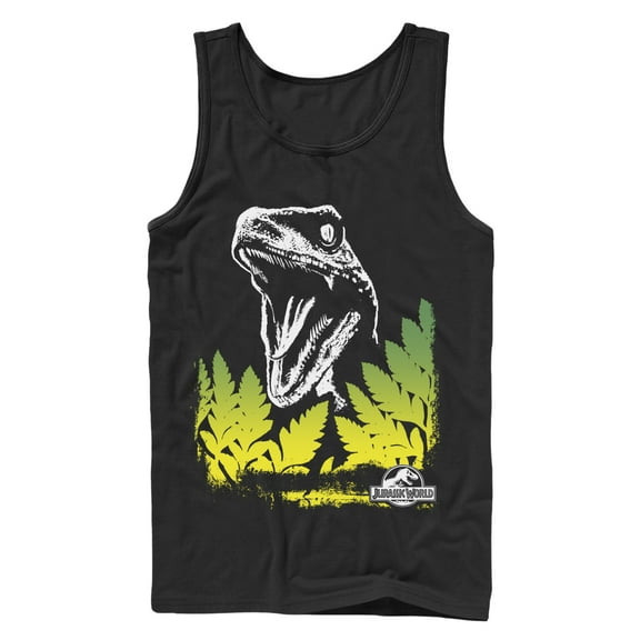 Men's Jurassic World Velociraptor Surprise  Tank Top Black Large