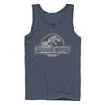 thumbnail image 1 of Men's Jurassic World Vintage Logo  Tank Top Navy Blue 2X Large, 1 of 3