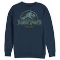 thumbnail image 1 of Men's Jurassic World Water Ripple Logo Sweatshirt Navy Blue 3X Large, 1 of 3