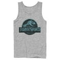 thumbnail image 1 of Men's Jurassic World Water Ripple Logo Tank Top Athletic Heather 2X Large, 1 of 4