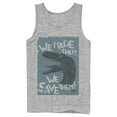 thumbnail image 1 of Men's Jurassic World We Made Them We Save Them  Tank Top Athletic Heather Large, 1 of 4
