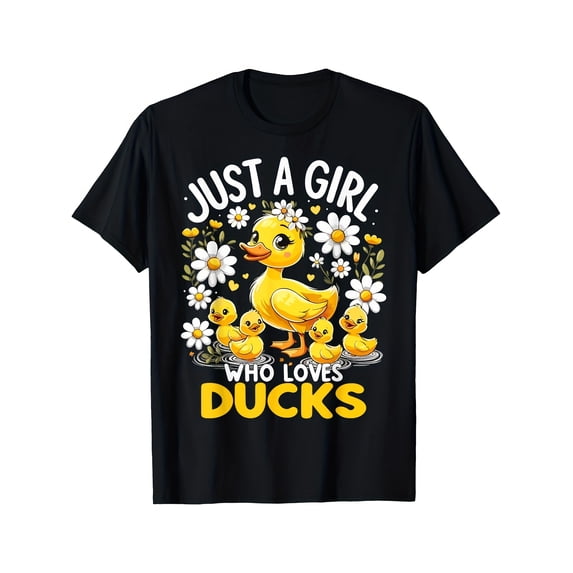 Men's Just A Girl Who Loves Ducks Graphic T Shirt