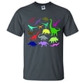 thumbnail image 1 of Men's Just Dinosaurs T-Shirt Colorful Graphic Tee, 1 of 2