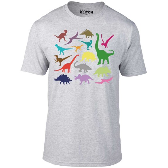 Men's Just Dinosaurs T-Shirt Colorful Graphic Tee