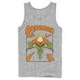 thumbnail image 1 of Men's Justice League Aquaman Vintage  Tank Top Athletic Heather X Large, 1 of 4