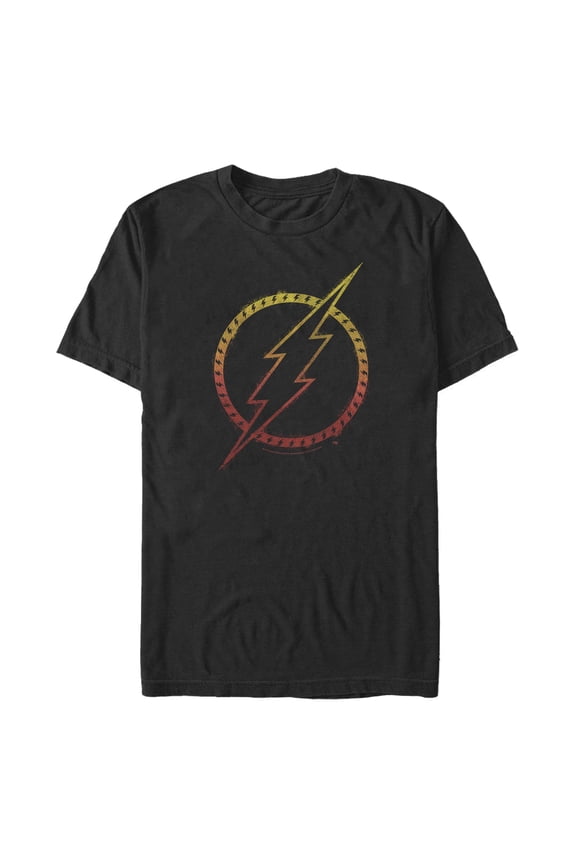 Men's Justice League Circle Lightning Logo Graphic T-Shirt