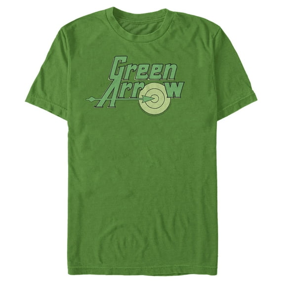 Men's Justice League Classic Arrow Logo Graphic Tee Kelly Green Large