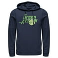 thumbnail image 1 of Men's Justice League Classic Arrow Logo  Pull Over Hoodie Navy Blue Large, 1 of 3